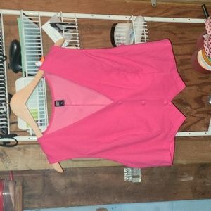 Hot Pink Shein Vest
